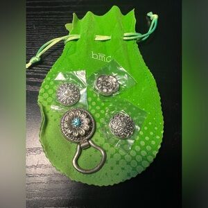 Floral Badge Holder
